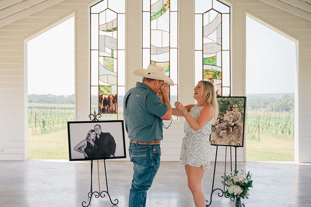 A beautiful proposal at Featherstone Ranch Vineyard. 
