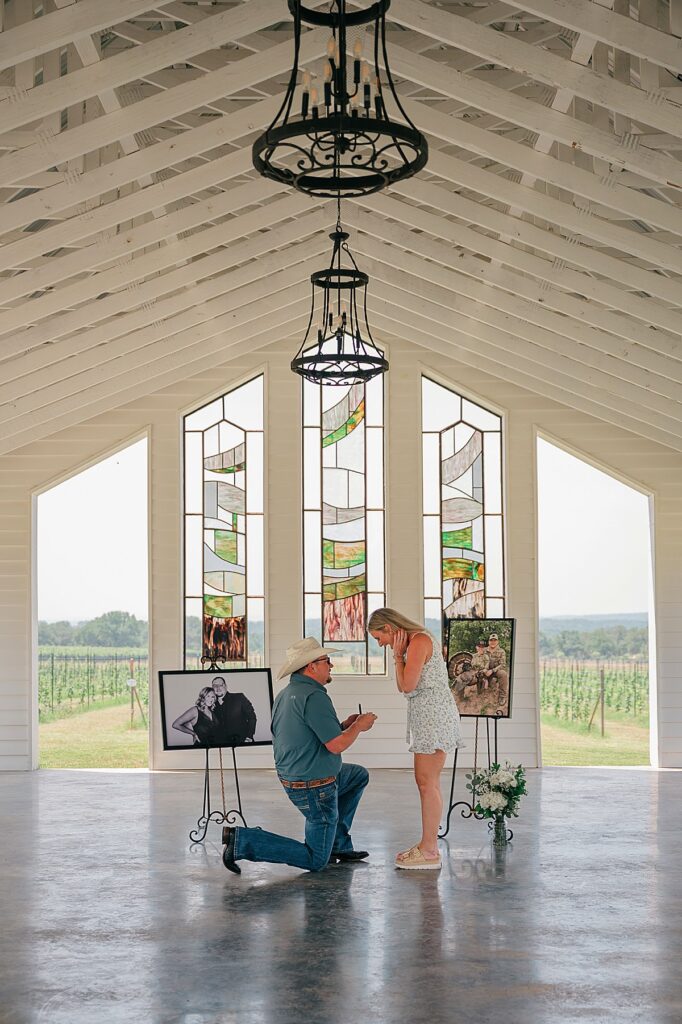 A beautiful proposal at Featherstone Ranch Vineyard. 

